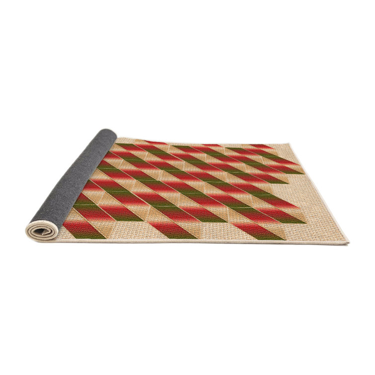 Trinx Sonnie Red/Green/Cream Rug Wayfair